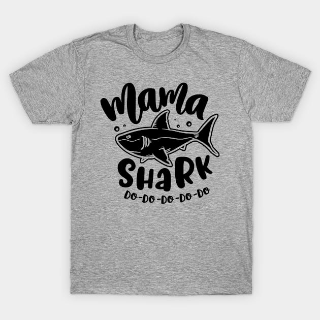 Mama shark T-Shirt by gdimido